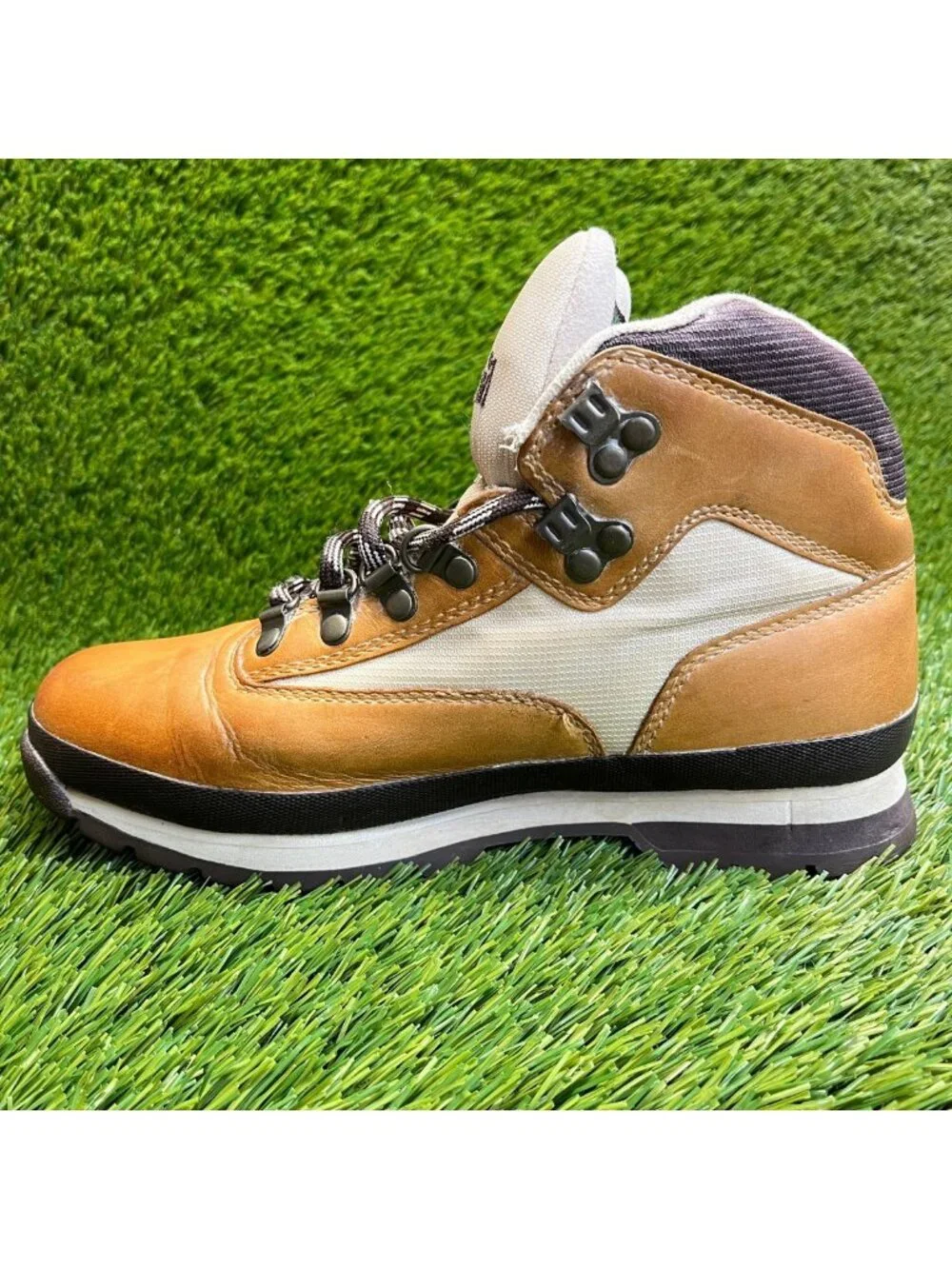 Timberland Euro Hiker Mens Size 7.5 Brown Classic Outdoor Lace Up Nubuck Boots